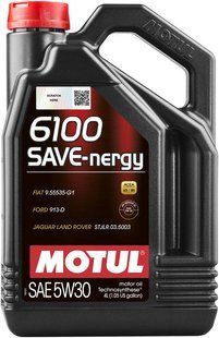 Масло моторное MOTUL 6100 Save-nergy SAE 5W30 (4L) 109378 фото