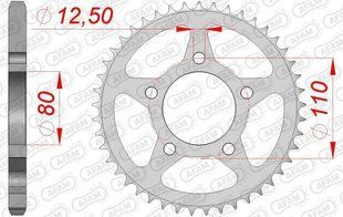 Зірка AFAM 525 Steel Chainwheel - Honda [Silver], 40z 10608-40 фото