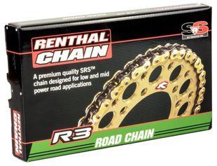 Ланцюг Renthal R3-3 Chain - 520 [Gold], 520-120L / Seal Ring C431 фото