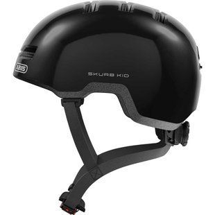 Велошолом дитячий ABUS SKURB KID shiny black S 042966 фото