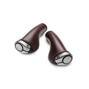 Грипсы кожаные BROOKS GP1 Leather Grips 130/130mm Brown 005392 фото