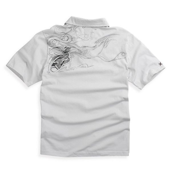 Поло FOX Inked Polo [Light Grey], S 44068-097-003 фото