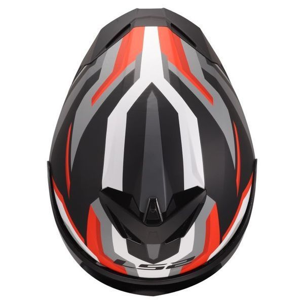 Мотошлем LS2 FF820 Rapid 3 Hyper Gloss Black Red L 9820002004909 фото