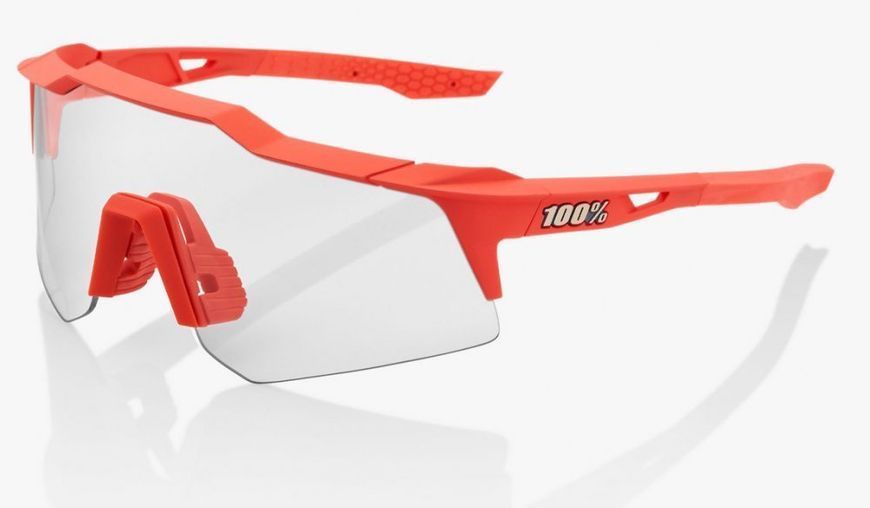 Окуляри 100% SpeedCraft XS Sunglasses [Soft Tact Coral], Grey Lens 61005-068-57 фото