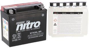 Аккумулятор NITRO AGM Open Battery [18 Ah], CCA 270(A) NTX20L-BS фото