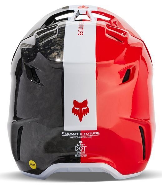 Шолом FOX V3 RS OPTICAL HELMET [Flo Red], L 31362-110-L фото