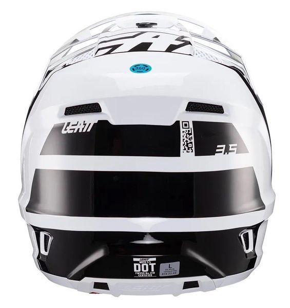 Шлем LEATT Helmet Moto 3.5 + Goggle [White], S 1024060381 фото