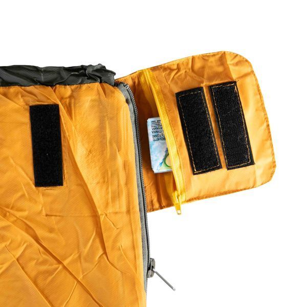 Спальный мешок Tramp Airy Light одеяло с капюшом левый yellow/grey 190/80 UTRS-056 UTRS-056-L фото