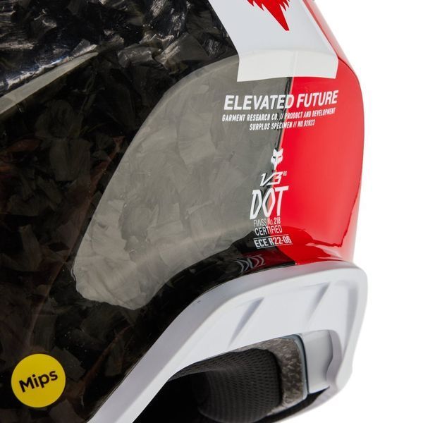 Шолом FOX V3 RS OPTICAL HELMET [Flo Red], L 31362-110-L фото
