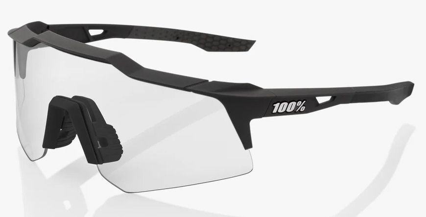 Окуляри 100% SpeedCraft XS Sunglasses [Soft Tact Black], Grey Lens 61005-102-01 фото