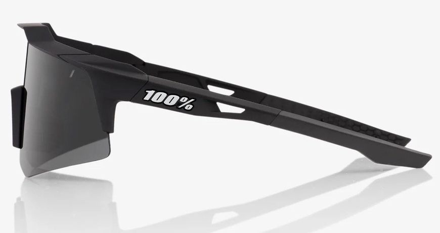 Окуляри 100% SpeedCraft XS Sunglasses [Soft Tact Black], Grey Lens 61005-102-01 фото