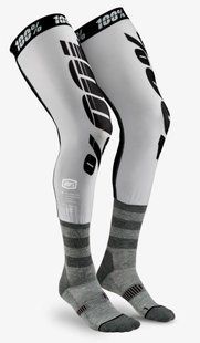 Шкарпетки Ride 100% REV Knee Brace Socks [Grey], S/M 24014-007-17 фото