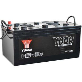 Аккумулятор Yuasa 12V 220Ah Cargo Super Heavy Duty Battery YBX1632  YBX1632 фото