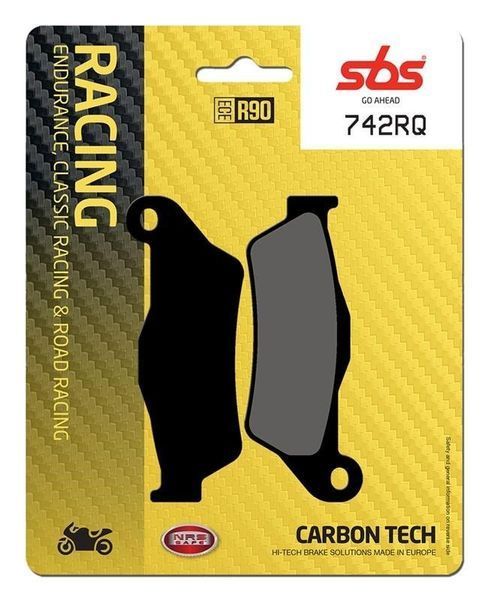 Тормозные колодки SBS Racing Rear Brake Pads, Carbon Tech 742RQ фото