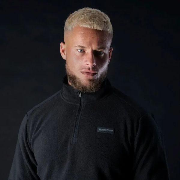 Термокофта Oxford Advanced Micro Fleece 1/2 Neck MS Top Black (S) LA214501S фото
