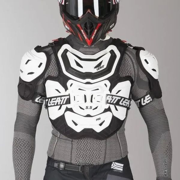 Защита тела LEATT 5.5 PRO Chest Protector [White], One Size 5014101112 фото