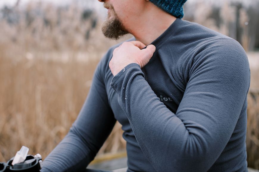 Термобілизна чоловіча Tribe Microfleece (футболка+штани) T-KA-0015-grey, T-KA-0015-grey-L T-KA-0015-grey-L фото