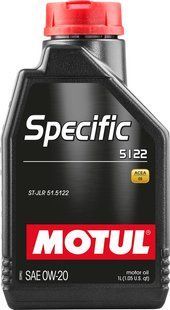 Масло моторное MOTUL Specific 5122 SAE 0W20 (1L) 107304 фото
