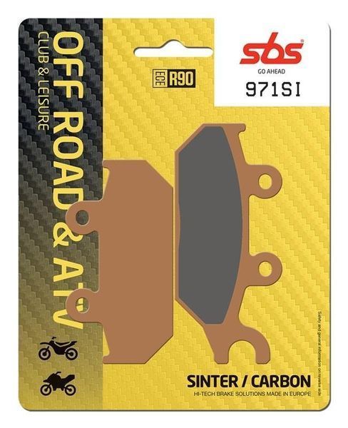 Тормозные колодки SBS Sport Brake Pads, Sinter/Carbon 971SI фото