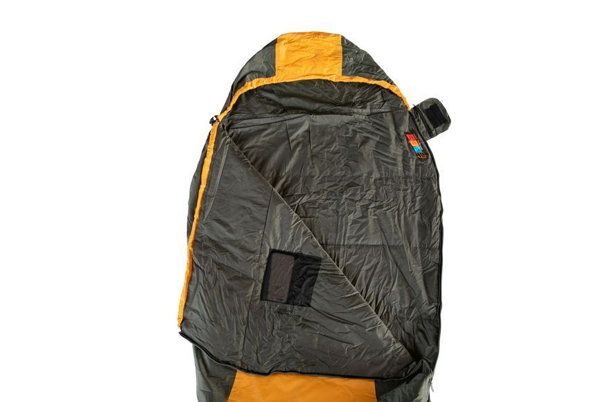 Спальный мешок Tramp Windy Light кокон левый yellow/grey 220/80-55 UTRS-055 UTRS-055-L фото