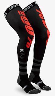 Шкарпетки Ride 100% REV Knee Brace Socks [Red], S/M 24014-013-17 фото