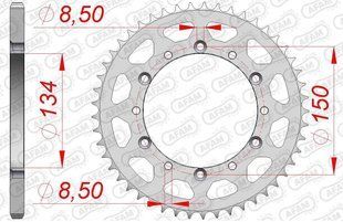 Звезда AFAM 520 Steel Chainwheel - Kawasaki [Silver], 42z 16204-42 фото