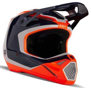 Шолом FOX YTH V1 HELMET - NITRO [Flo Orange], YL 31400-824-YL фото