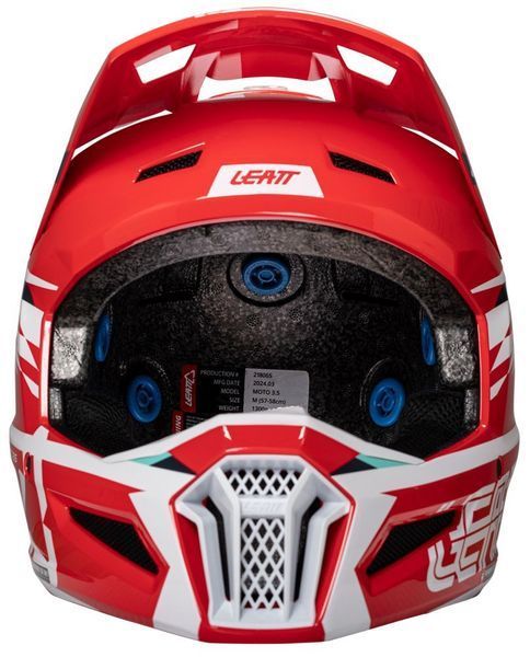 Шлем LEATT Moto 3.5 Helmet + Goggle [Red], S 1025100461 фото