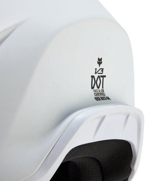 Шолом FOX V3 HELMET - SOLID MATTE [White], L 31365-067-L фото