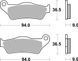 Тормозные колодки SBS High Performance Rear Brake Pads, Sinter 924H.LS фото 1