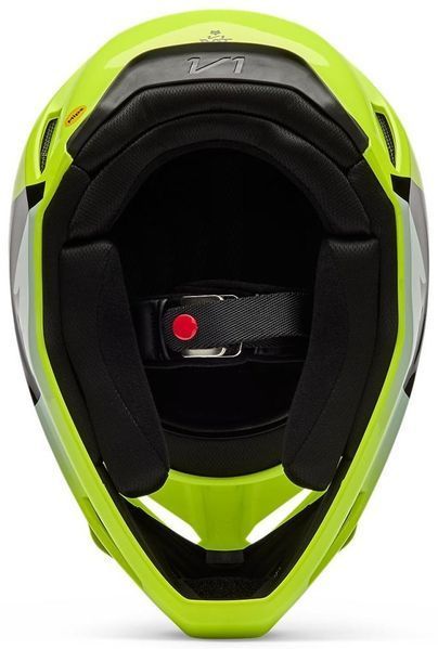 Шолом FOX YTH V1 Helmet - SHIELD [Flo Yellow], YL 36387-130-YL фото