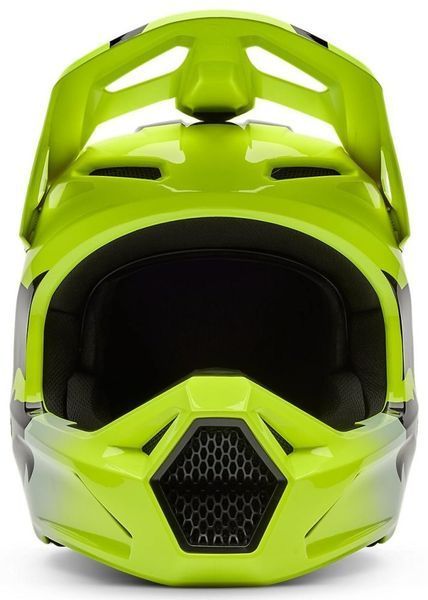 Шолом FOX YTH V1 Helmet - SHIELD [Flo Yellow], YL 36387-130-YL фото