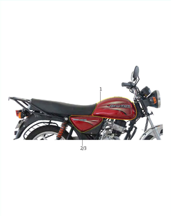 Крышка боковая левая сторона (BLUE S/A BM-125) Bajaj Boxer 125-150 52JV0088 фото