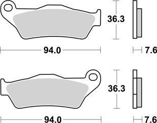 Гальмівні колодки SBS High Power Brake Pads, Carbon 671H.CT фото