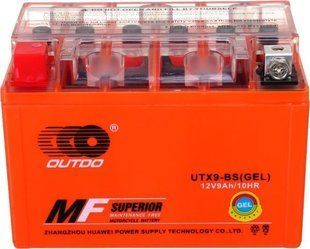 Аккумулятор Outdo 9 Ah UTX9-BS (GEL) /(8х) HCOG9-0 фото