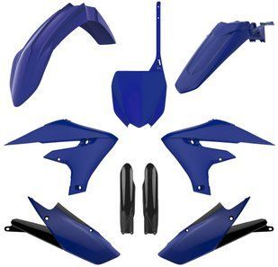 Пластик Polisport MX kit - Yamaha (19-) [Blue/Black], Yamaha 91412 фото