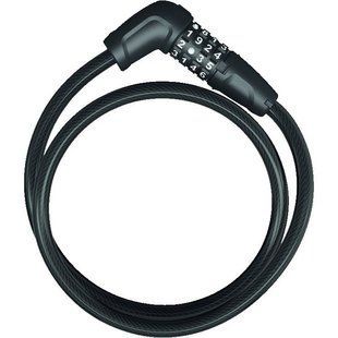 Замок трос прямой ABUS 5410C/85 Black SCMU Numerino 619878 фото