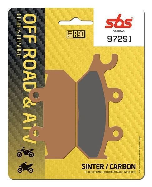 Гальмівні колодки SBS Sport Brake Pads, Sinter/Carbon 972SI фото