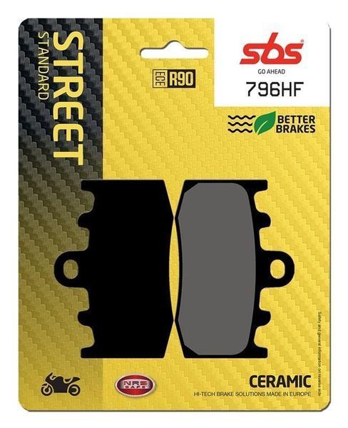 Тормозные колодки SBS Standard Brake Pads, Ceramic 796HF фото
