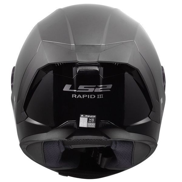 Мотошлем LS2 FF820 Rapid 3 Solid Gloss Black XXS 168200012XXS фото