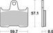 Гальмівні колодки SBS Ultra Quit Brake Pads, Ceramic 715H.HF фото 1