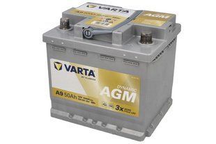 Акумулятор VARTA 50Агод. 540А R+ AGM550901054 фото