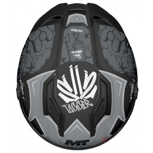 Мотошолом MT STINGER 2 TAGGER B2 Matt XL 1334D04B2207 фото