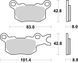 Тормозные колодки SBS Upgrade Brake Pads, EVO Sinter/Sinter 1001PSI фото 1