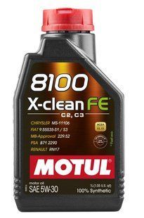 Масло моторное MOTUL 8100 X-clean FE SAE 5W30 (1L) 112771 фото