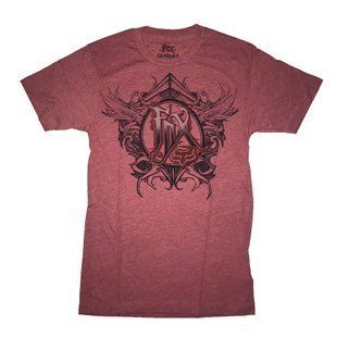 Футболка FOX Reaction Heathered Tee [Red], S 49836-003-003 фото