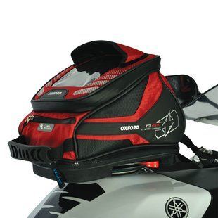 Быстросъемная сумка на бак Oxford Q4R Tank Bag - Red OL291 фото