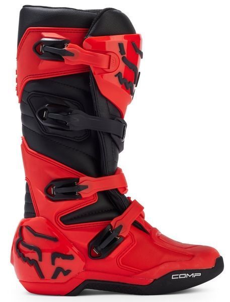 Мотоботы FOX COMP Youth Boot [Flo Red], 4 30471-110-4 фото