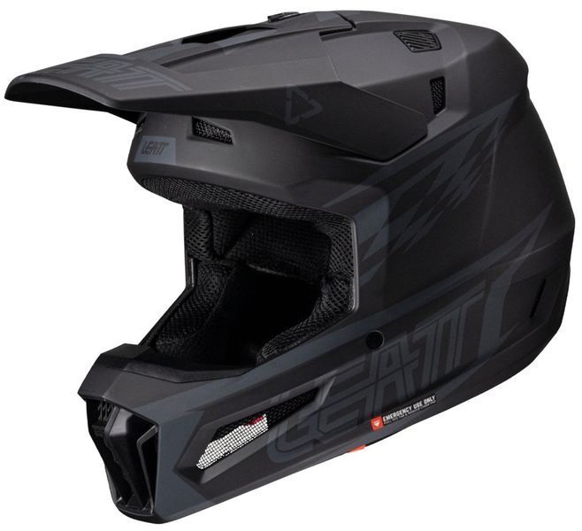 Шолом LEATT Moto 3.5 Helmet + Goggle [Stealth], XS 1025100500 фото