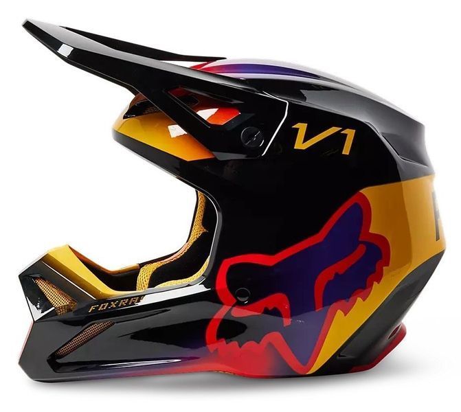 Шлем FOX V1 TOXSYK HELMET [Black], L 29659-001-L фото